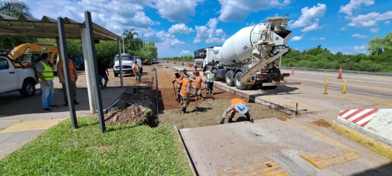 Autovía del Mercosur realizó tareas de mantenimiento en las Rutas 12 y 14